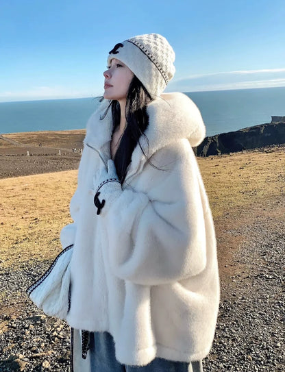 Mink Faux Fur Eco Coat