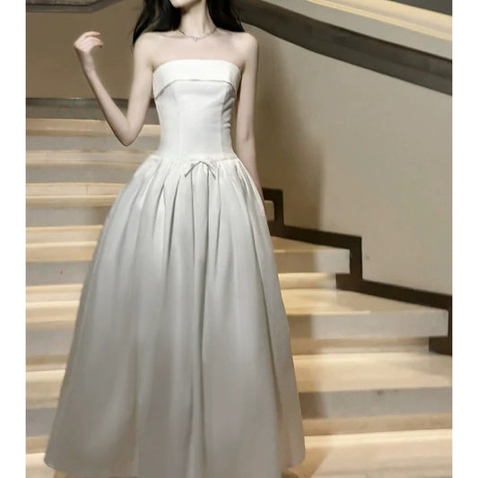 French Strapless Princess Birthday Gown Dress