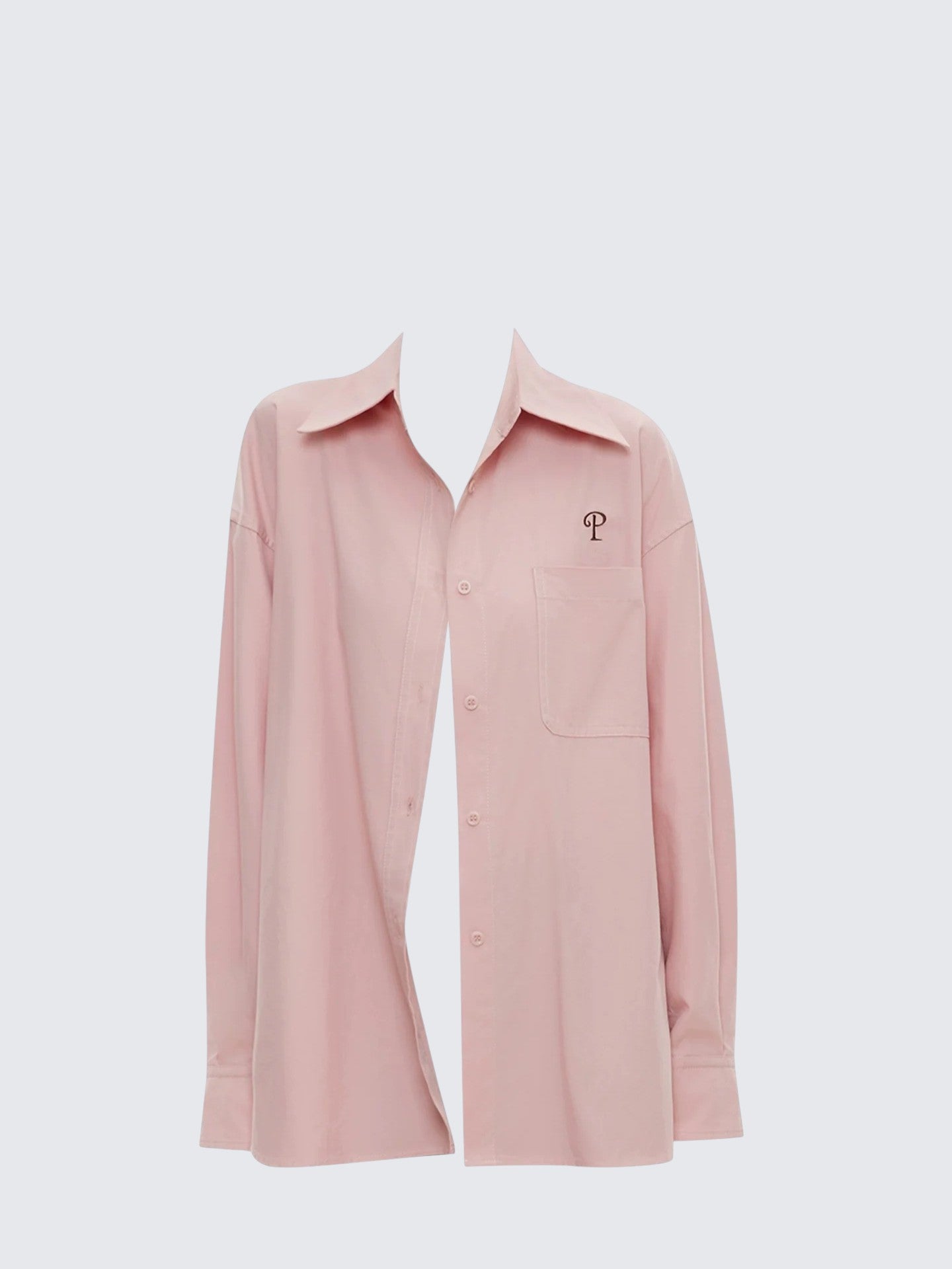 Vintage Pink Embroidered Shirt