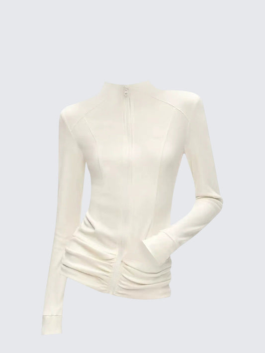 Vintage Stand Collar Jacket