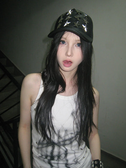 Punk Visual Sleeveless Vest