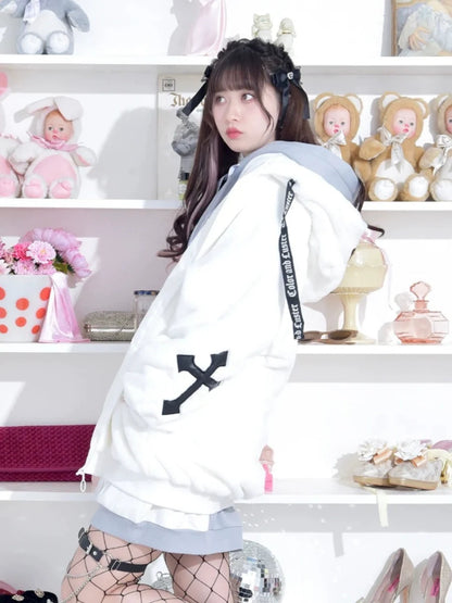 Teddy Ear Hoodie Faux Fur Coat