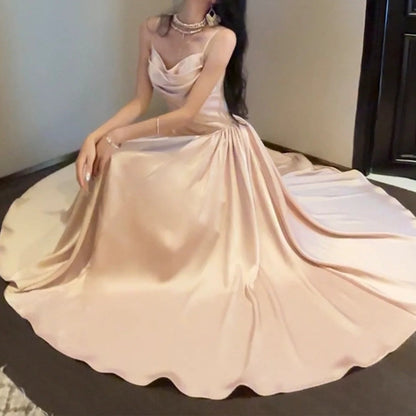 A-Line Tank Gown Prom Dress