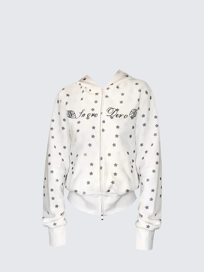 starprint zip hoodie