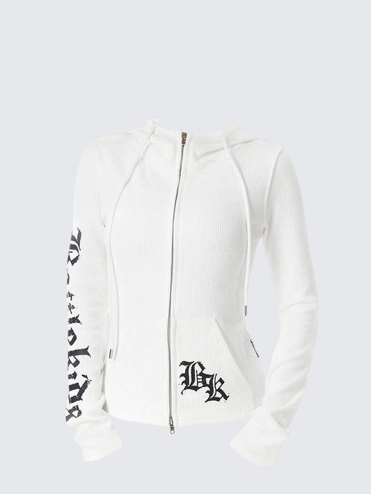 Fitted Hooded Cardigan Women