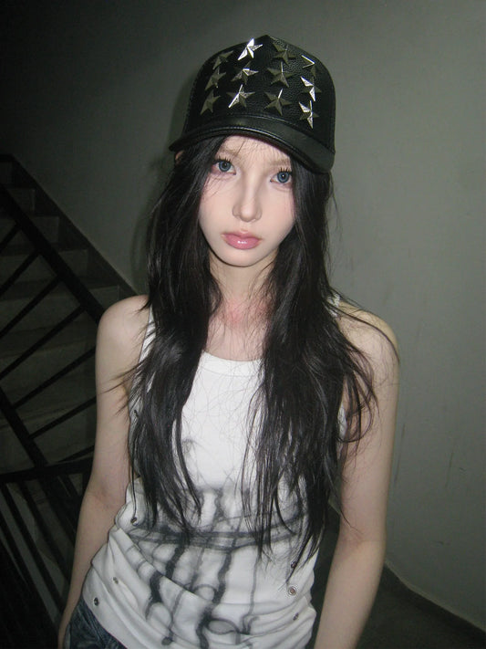 Punk Visual Sleeveless Vest