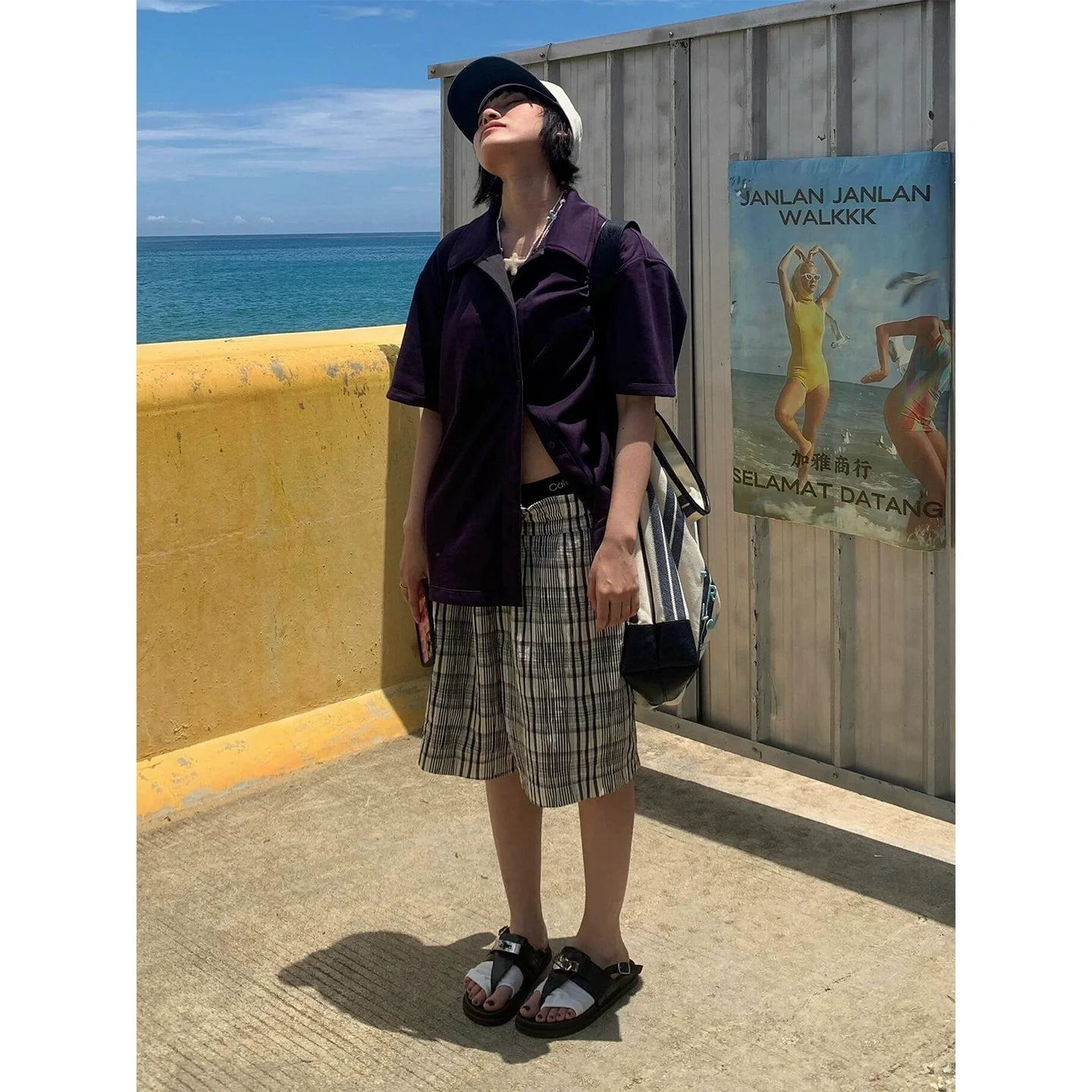 Textured Casual Sport Shorts