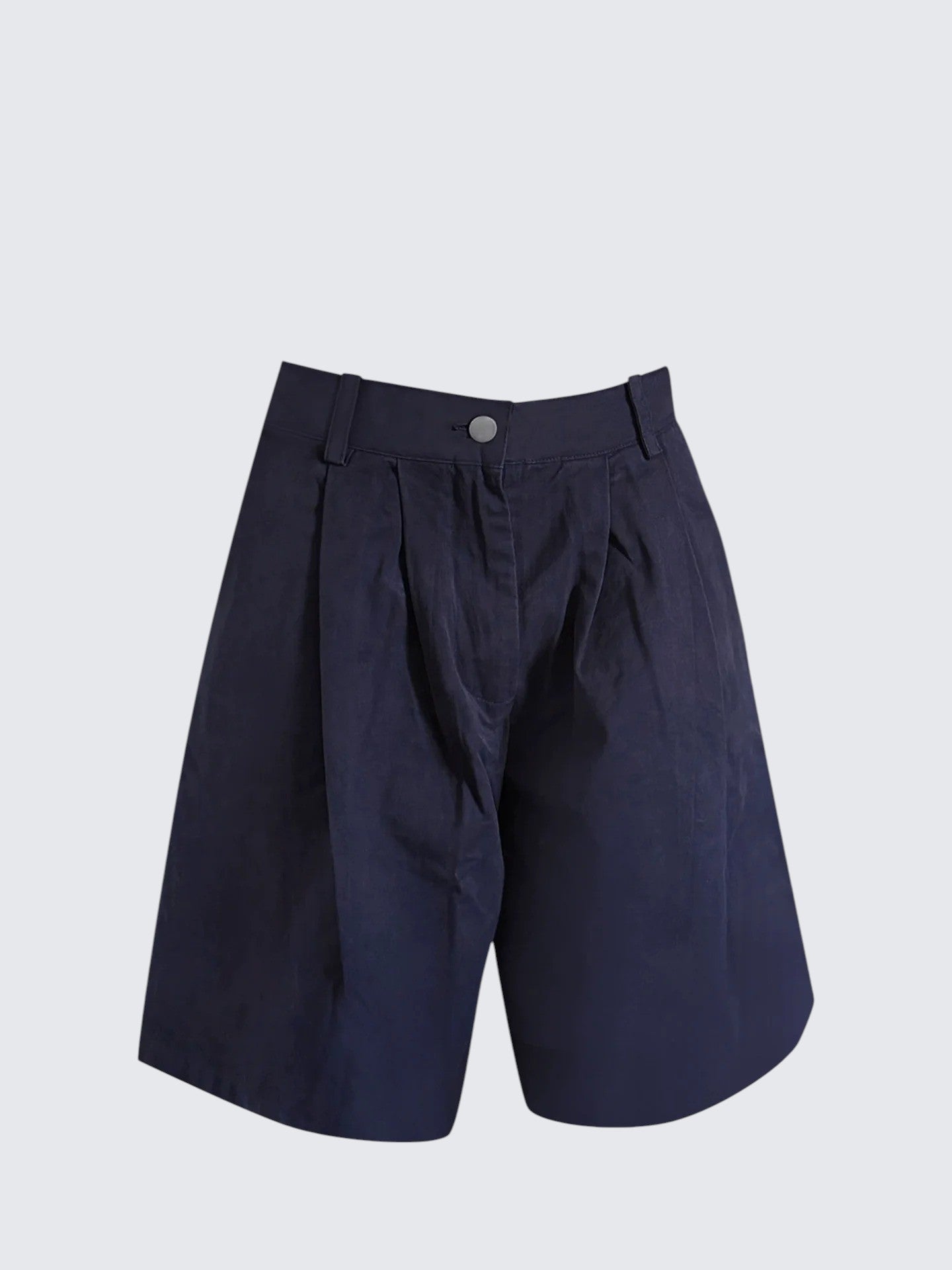 Navy Casual Workwear Half Pants