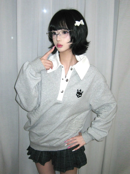 Premium Polo Collar Hoodie