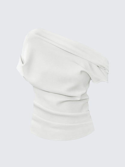 French Chic Asymmetrical Tee