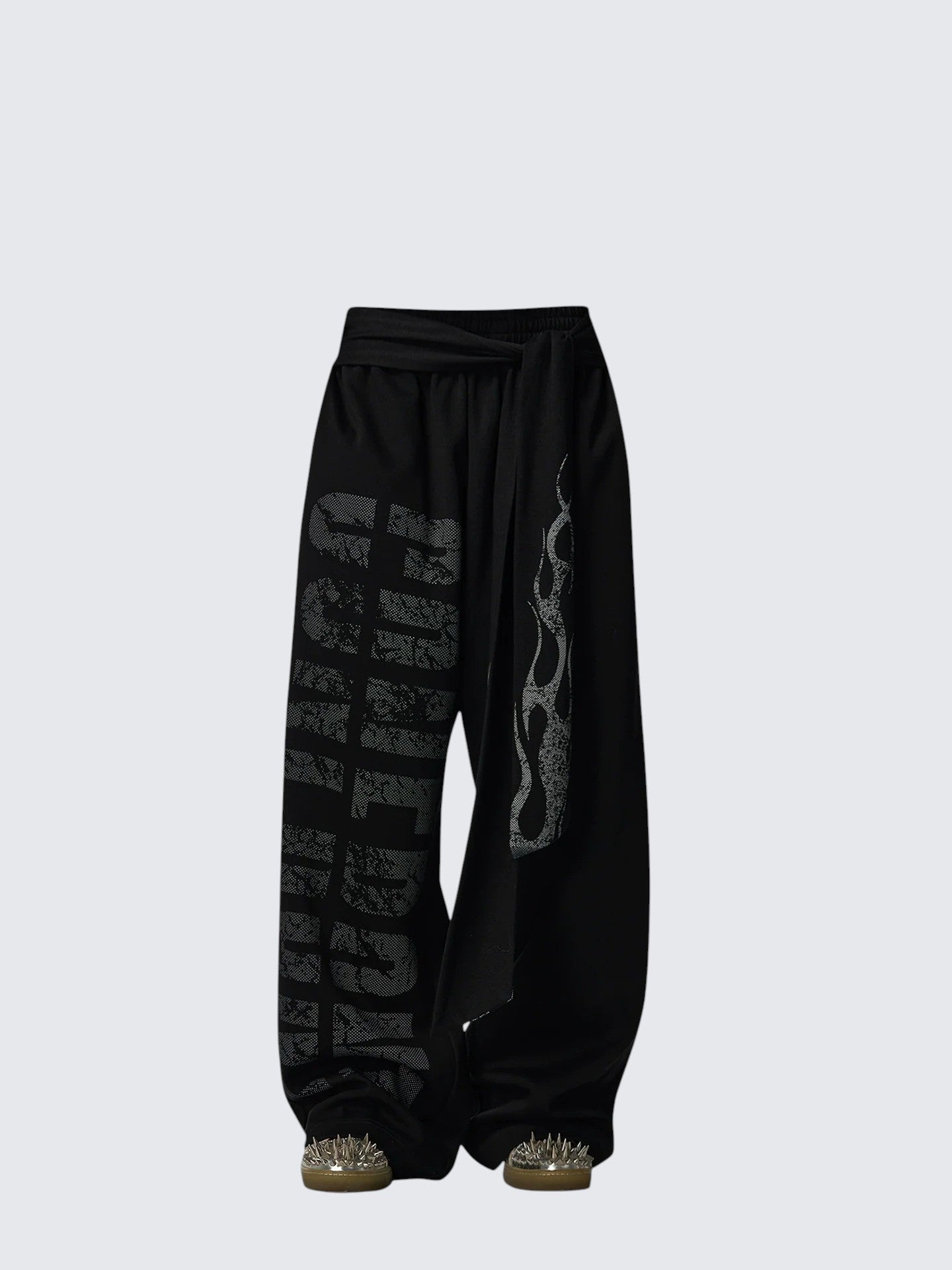 American Highstreet Drawstring Wide Leg Pants