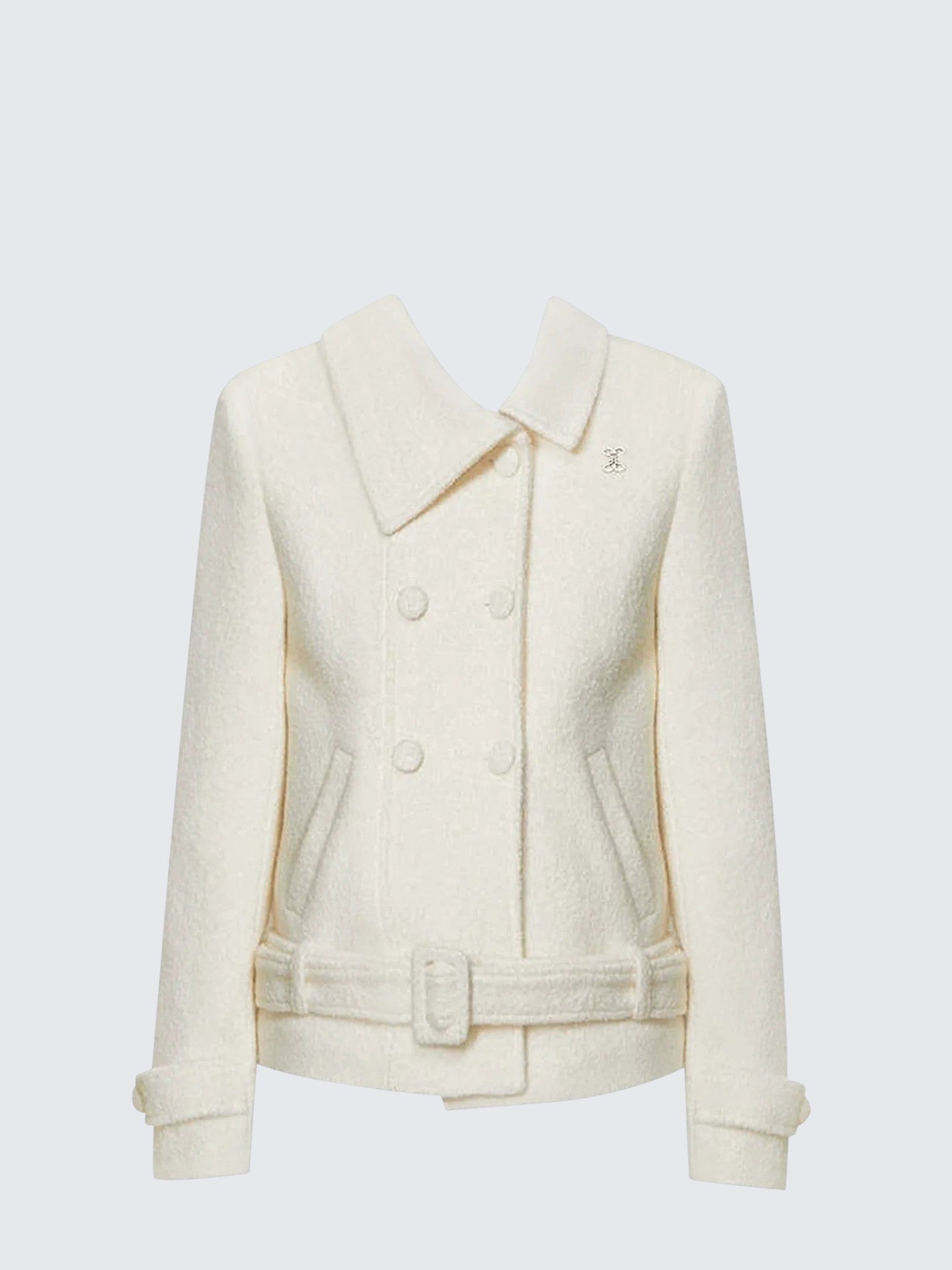 Asym Double-Breast Wool Jacket Women