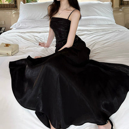 High-End Halter Mermaid Gown Dress for Adult Ceremonies