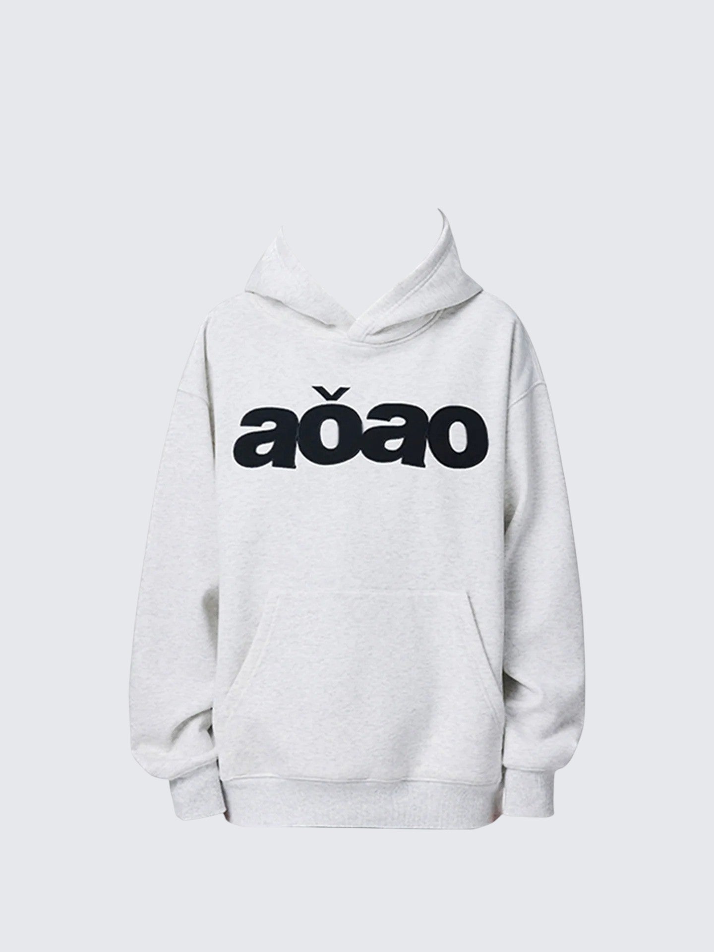 Retro Letter Print Heavy Hoodie