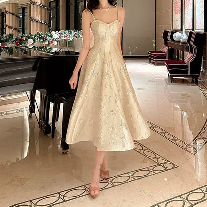 French Embroidered Butterfly Luxury Mini Gown Dress