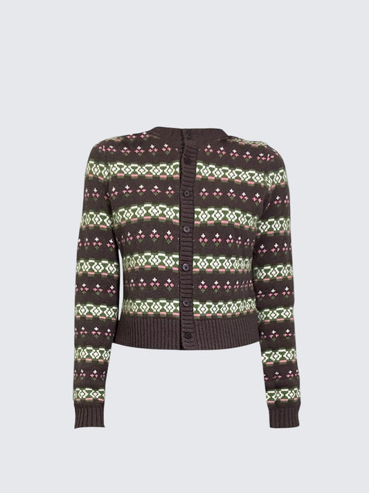 Isle Jacquard Cardigan Women