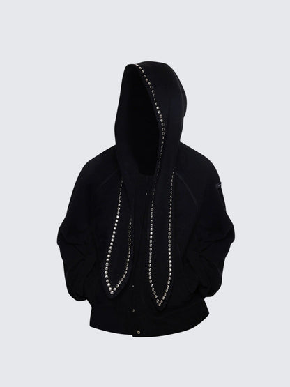 Pink Leopard Off Shoulder Patch Sweatshirt