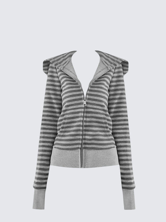 Striped Hoodie Women