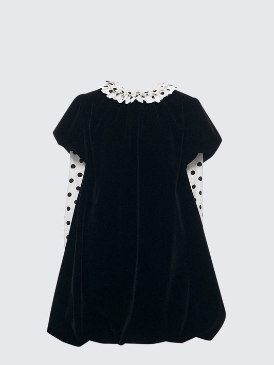 Vintage A-Line Velvet Dress
