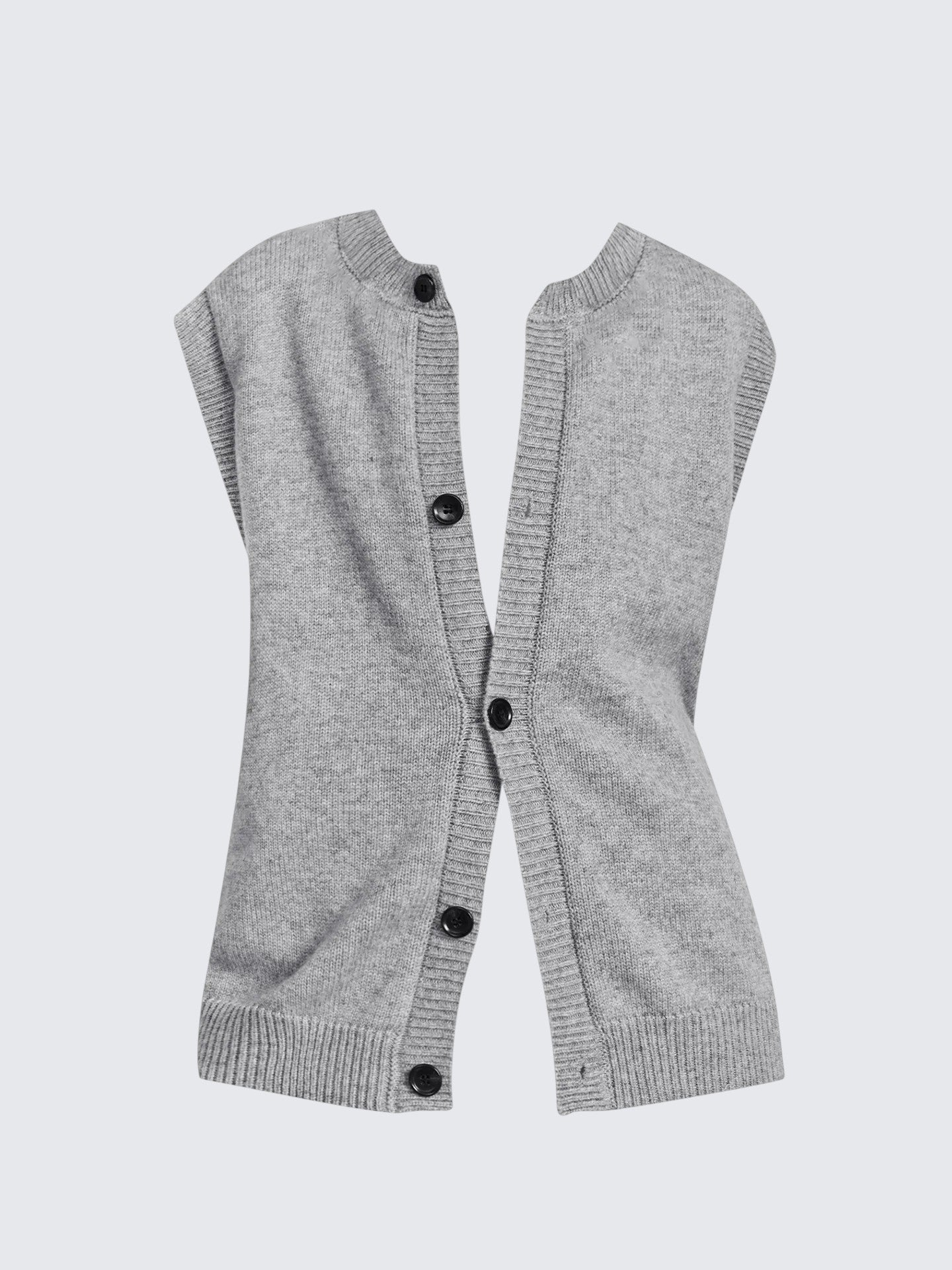 Korean Gray Knit Vest