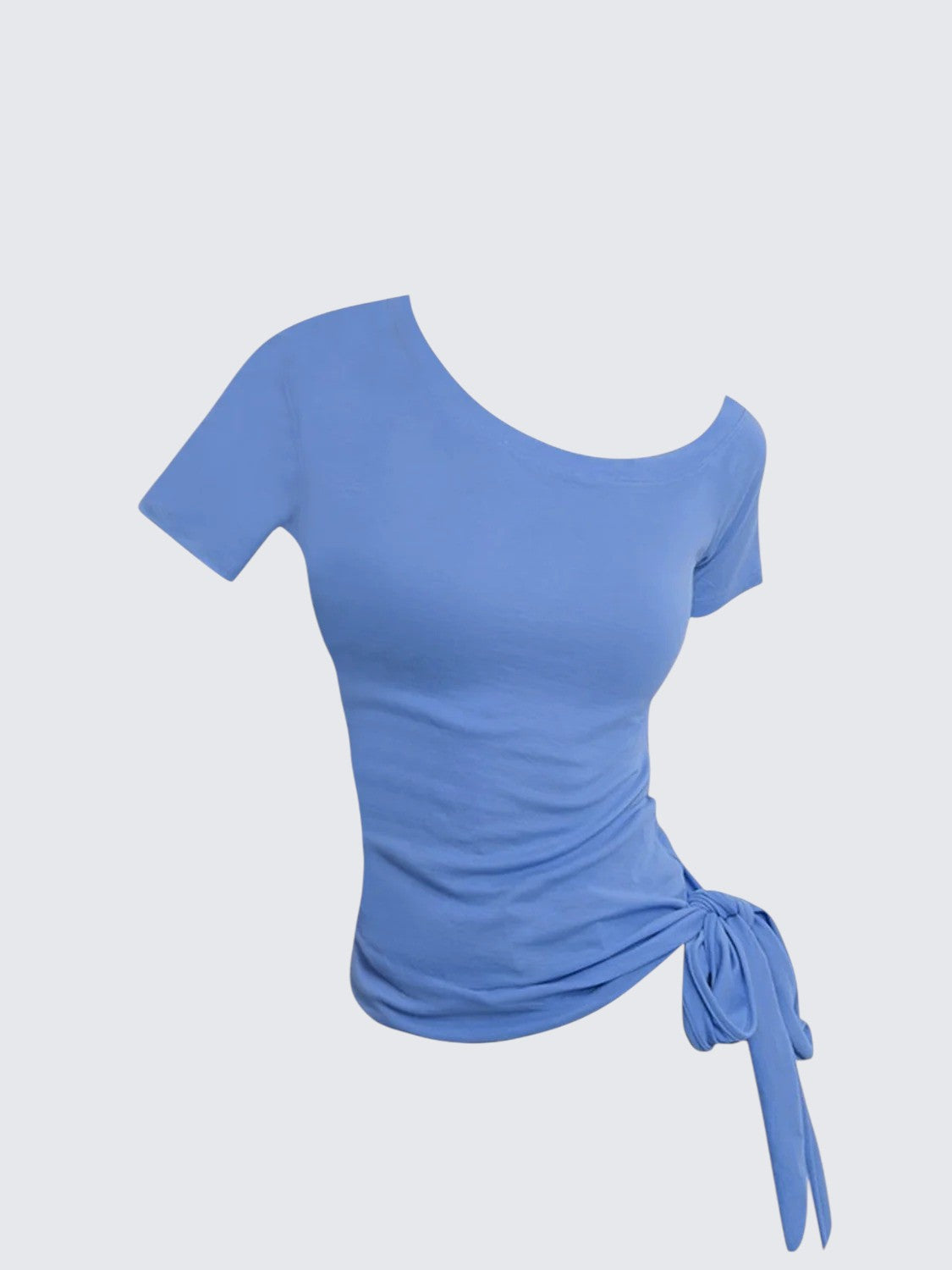 American Spicy Asymmetric Cotton Tee