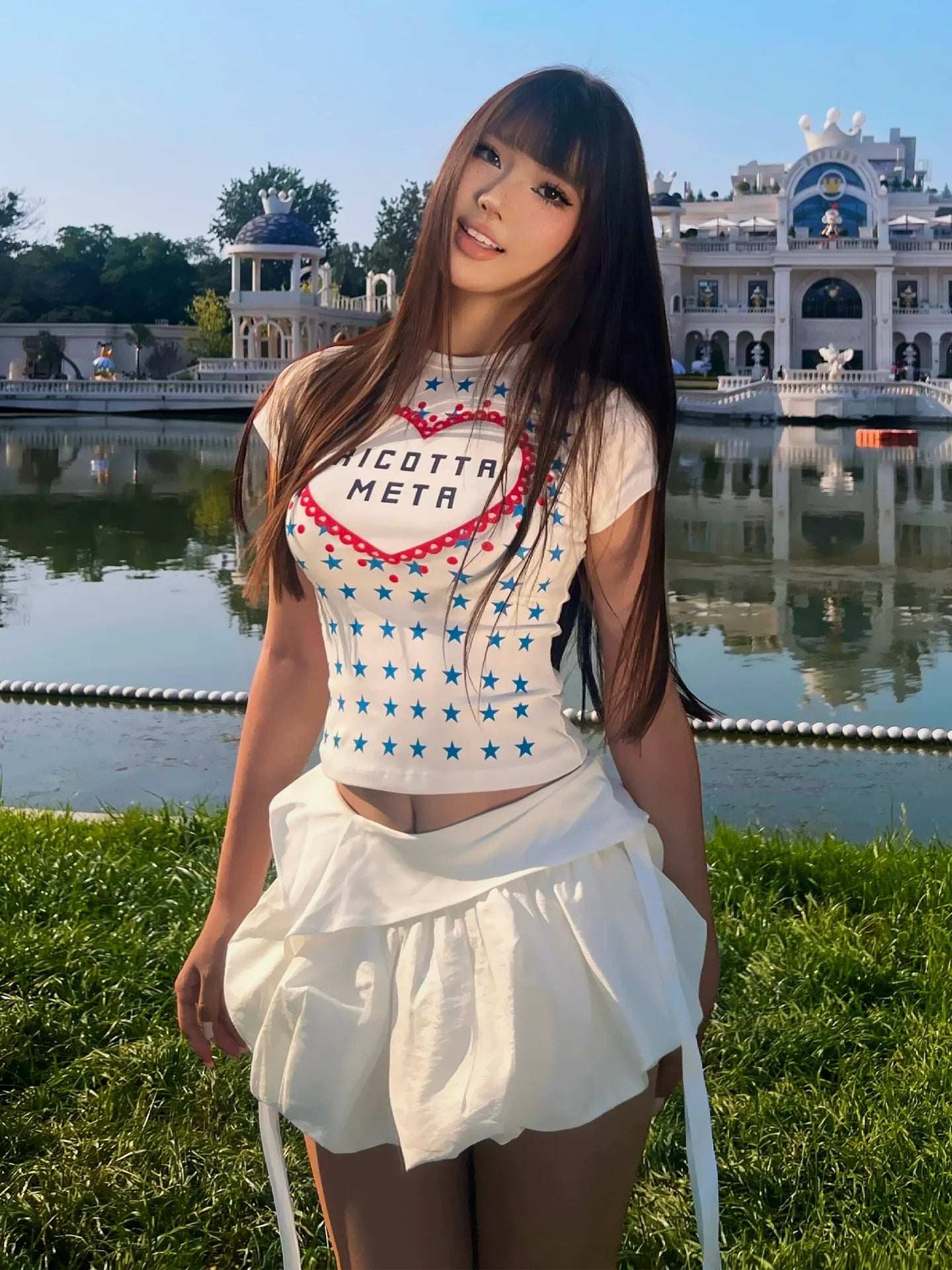 American White Star Tee