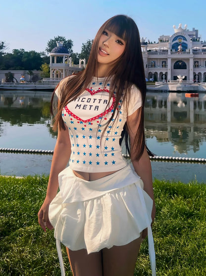 American White Star Tee