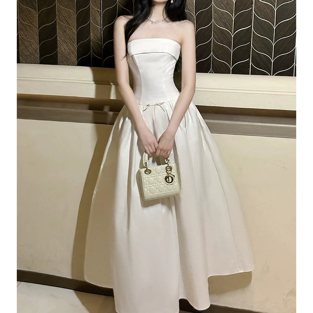 French Strapless Princess Birthday Gown Dress