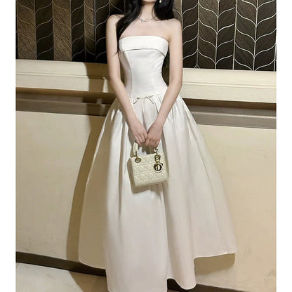 French Strapless Princess Birthday Gown Dress