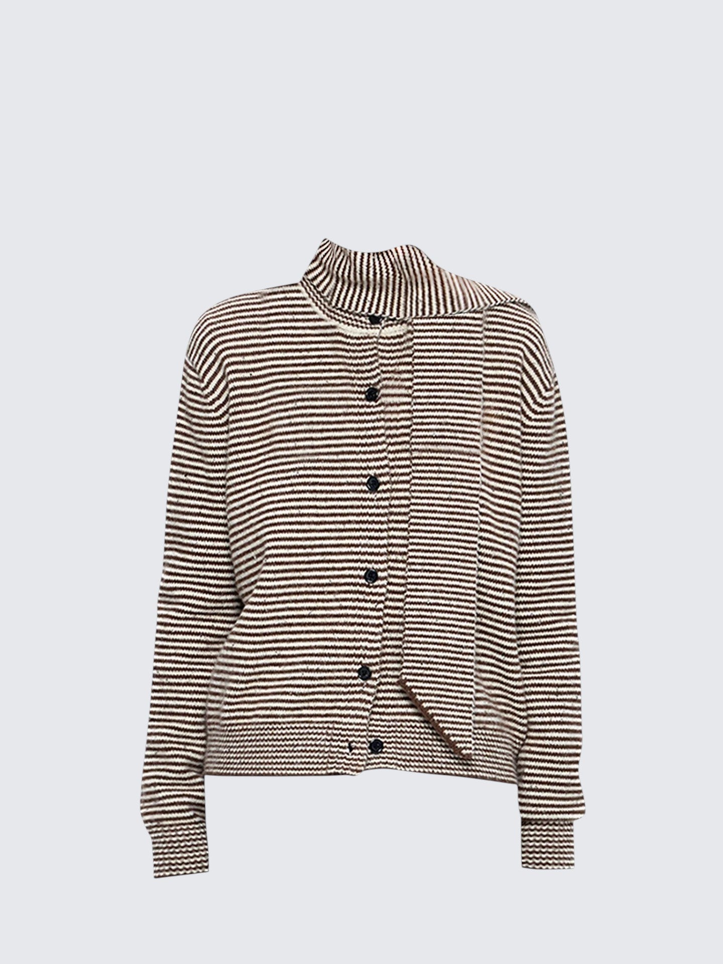 Striped Knit Cardigan