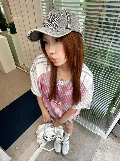 American Vintage Pink Jersey Tee