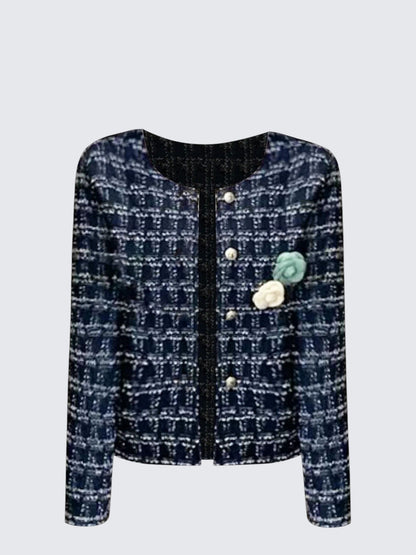 Tweed Chanel Style Jacket Women