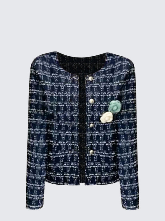 Tweed Chanel Style Jacket Women