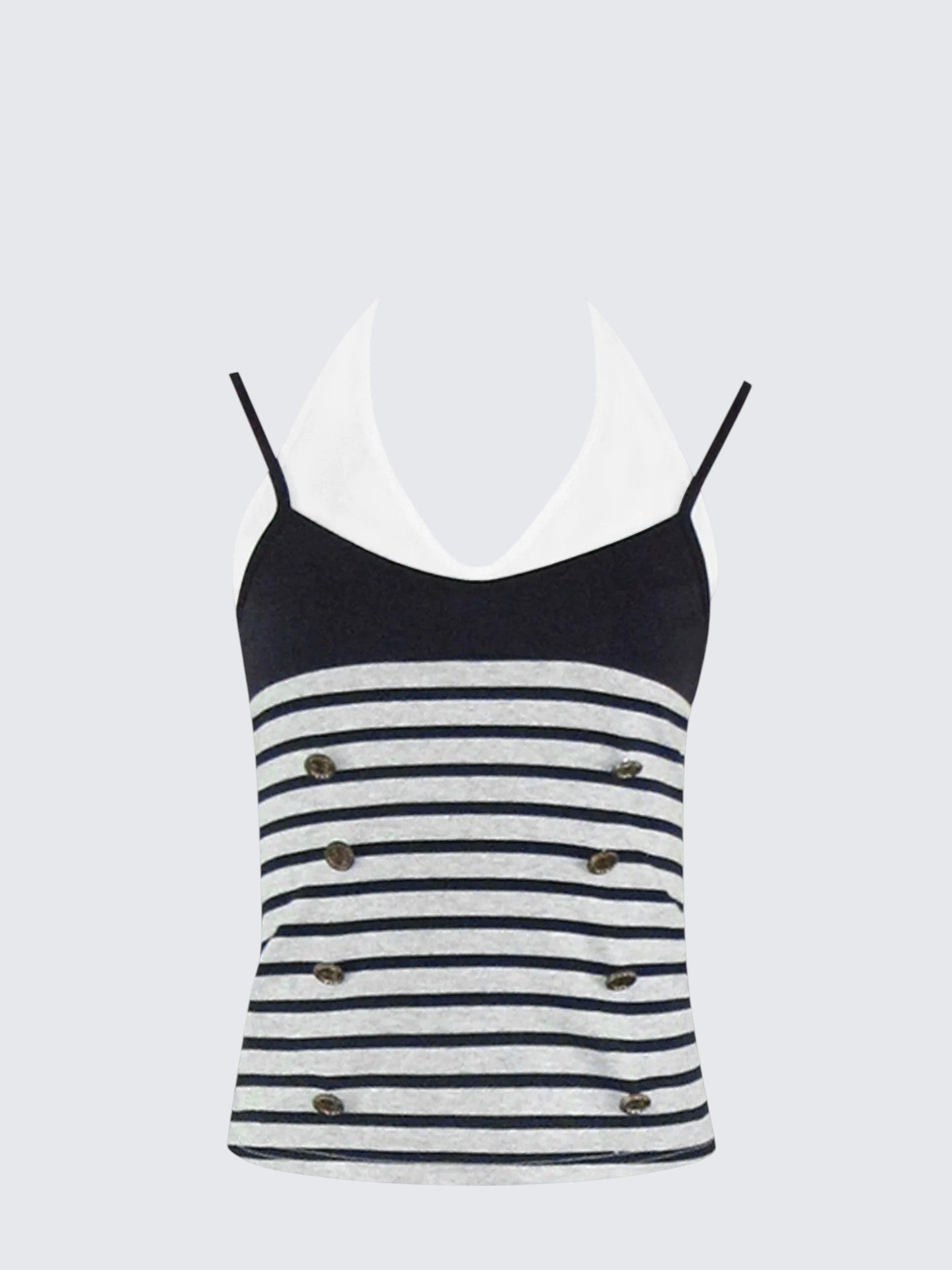 Vintage Striped Layered Tank