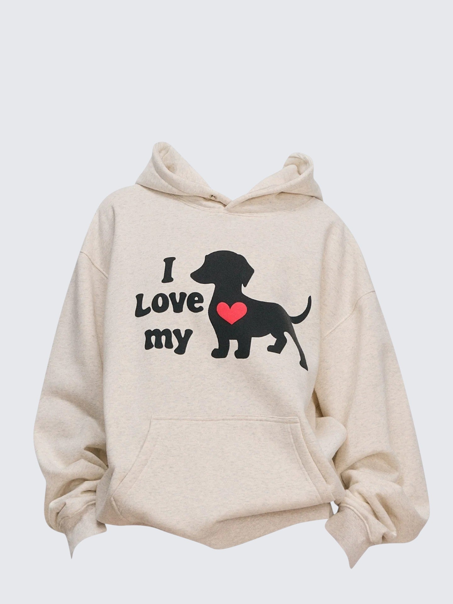 Dog Print Hoodie