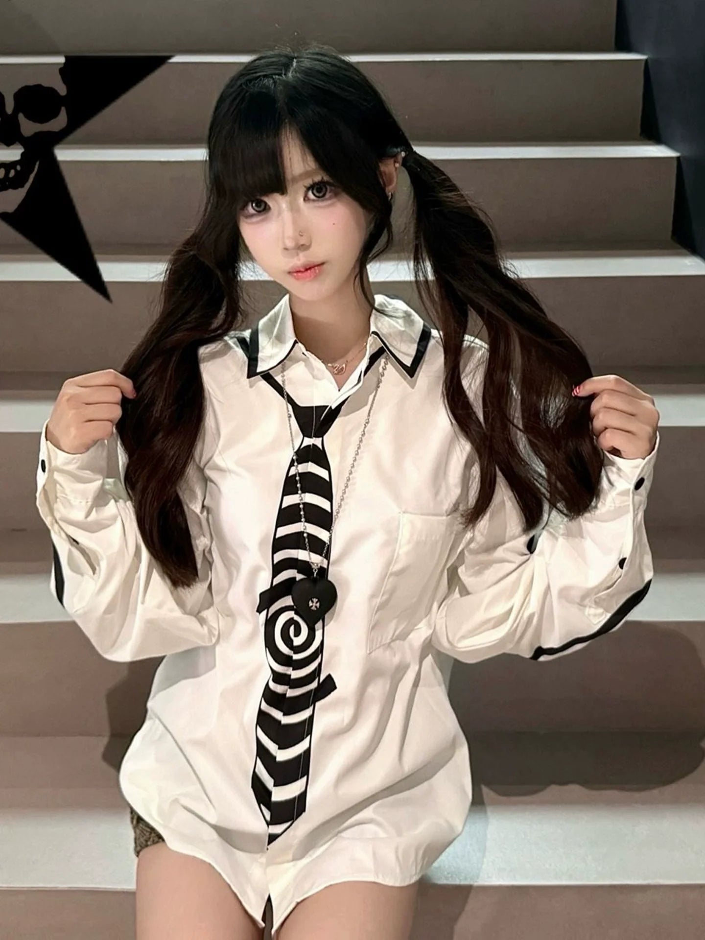 Punk Visual Kei Long Sleeve Shirt