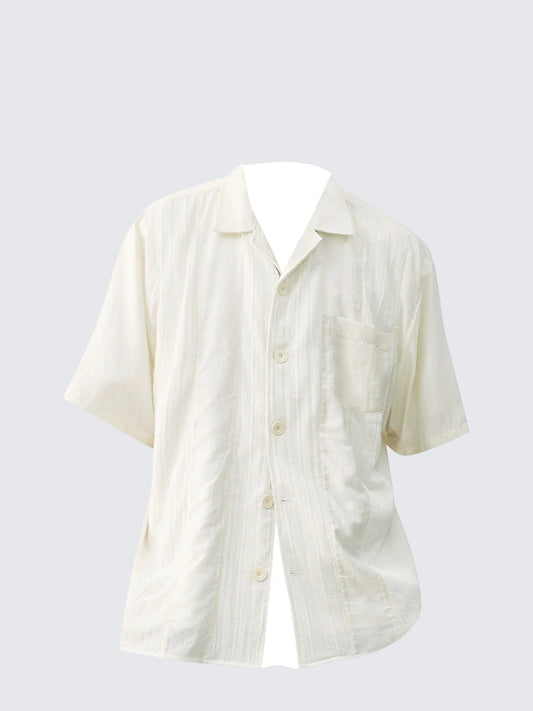 French Cuban Collar Shirt