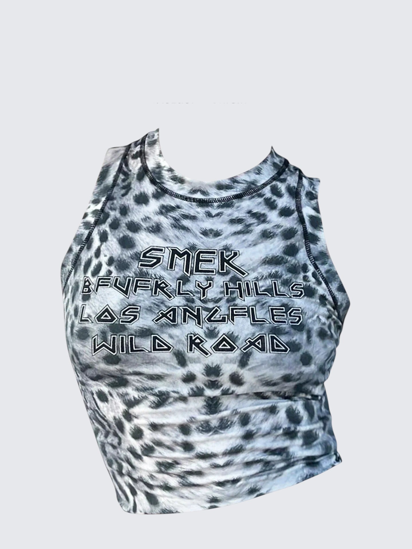 American Edgy Phantom Leopard Tank Top