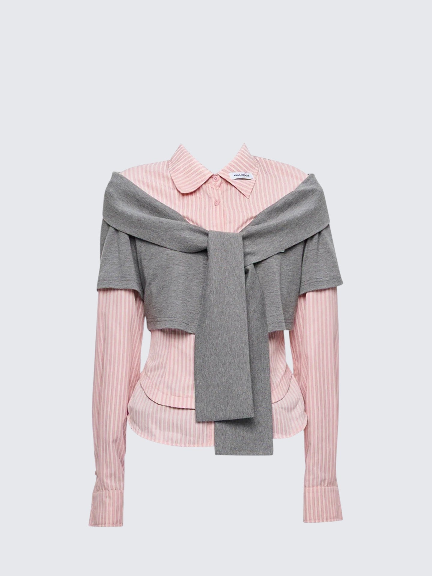 Layered Striped Shirt