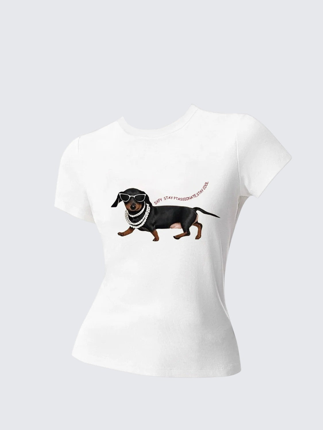 American Sunglasses Dachshund Tee