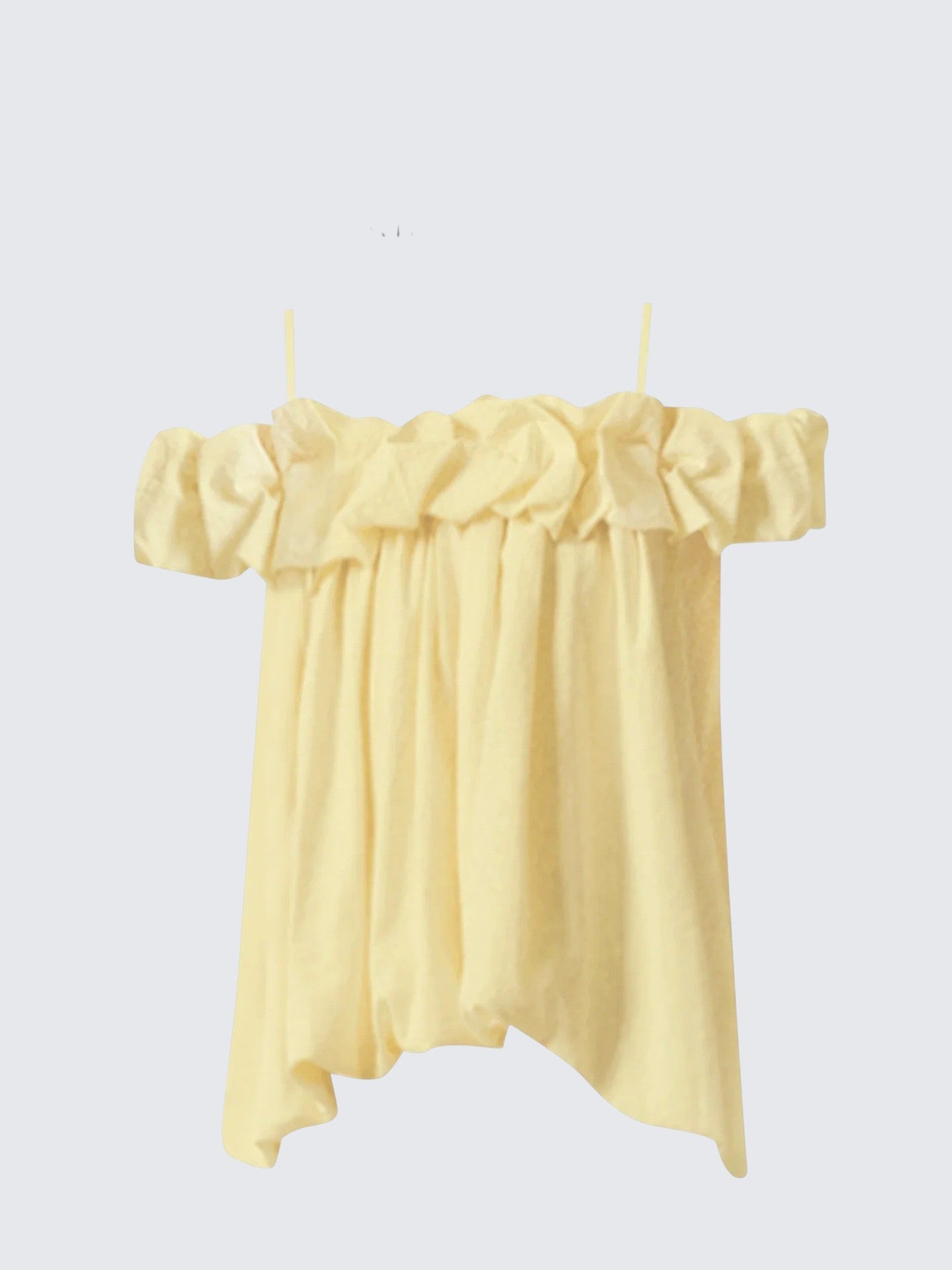 French Sweet Off-Shoulder Crop Top