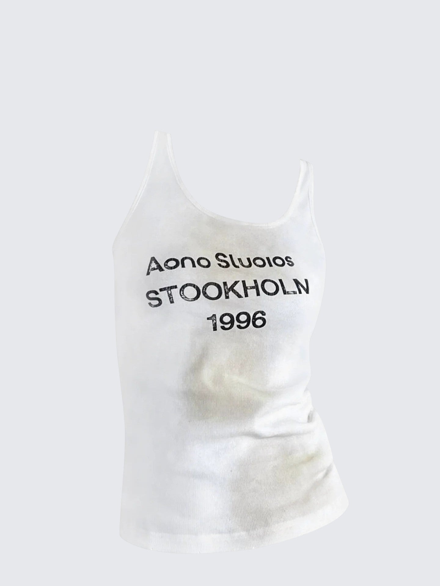 American Letter Print Tank Top