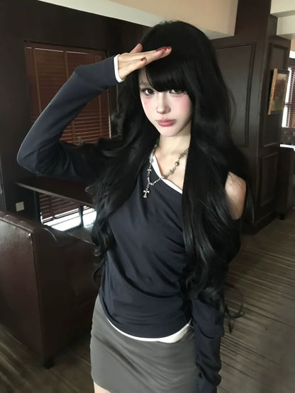 Korean Layered Long Sleeve Tee