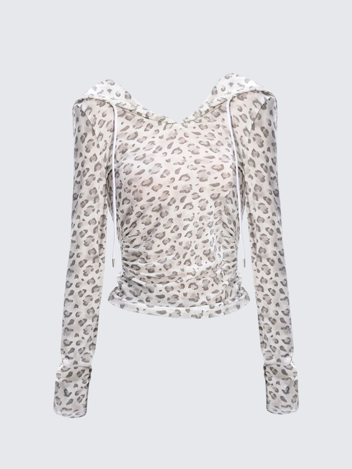Leopard Hooded Tee Women