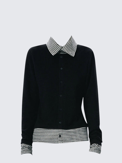 Vintage Two-Piece Stripe Pullover