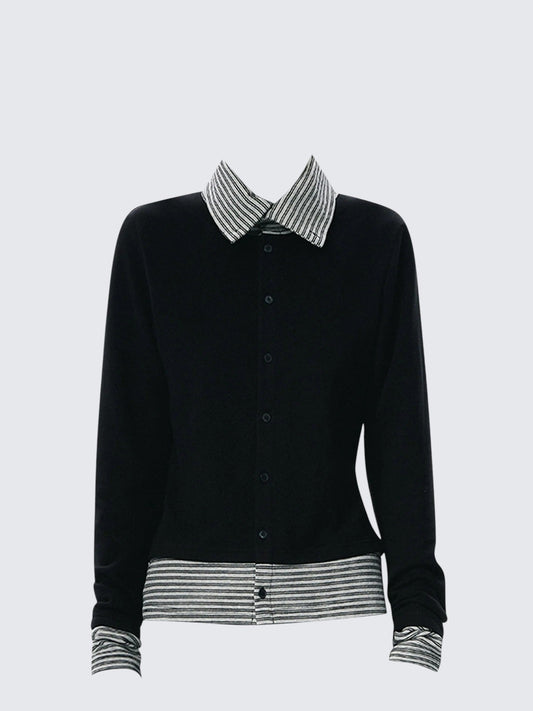 Vintage Two-Piece Stripe Pullover