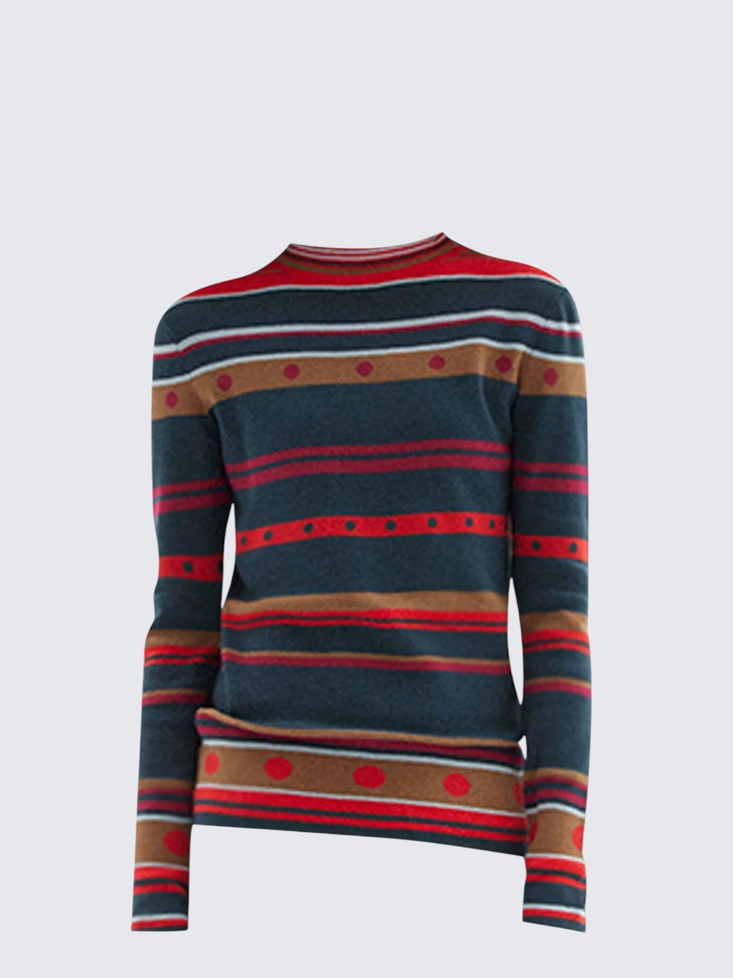 Fair Isle Long Sleeve Knit