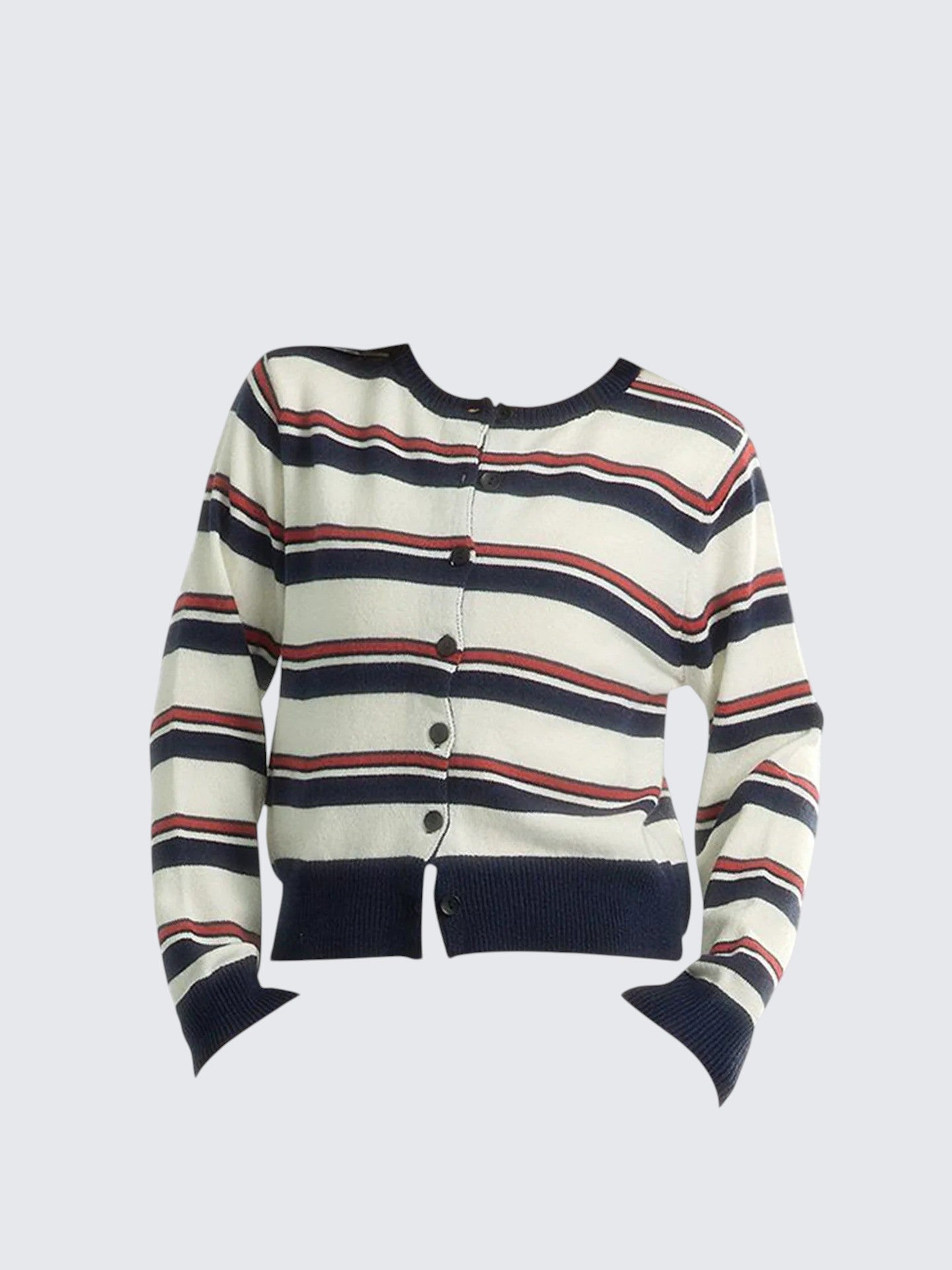 Striped Soft Knit Cardigan