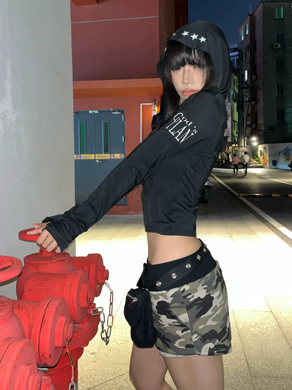 Subculture Ice Skin Sun-Proof Jacket Lightweight Cropped Cardigan