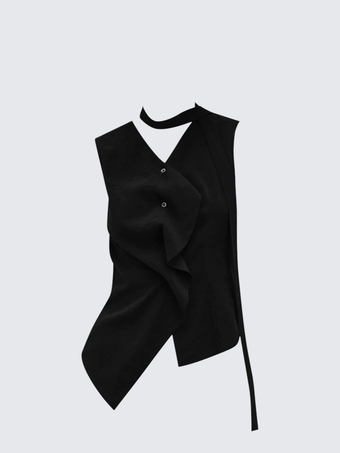 French Ruffle Sleeveless Top